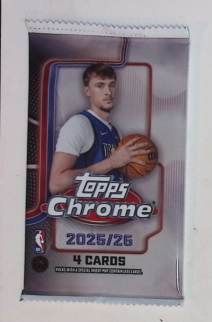 2025 Topps Chrome Basketball Cards BLASTER BOX PACK - Cooper Flagg Rookie Card: Topps Chrome Basketball NBA Trading & Sports Cards, Victor Wembanyama, Brandon Miller, Amen Thompson, Scoot Henderson, Ausar Thompson, Autographs, Signatures, Green Topps Logo Refractor, Auction Lots