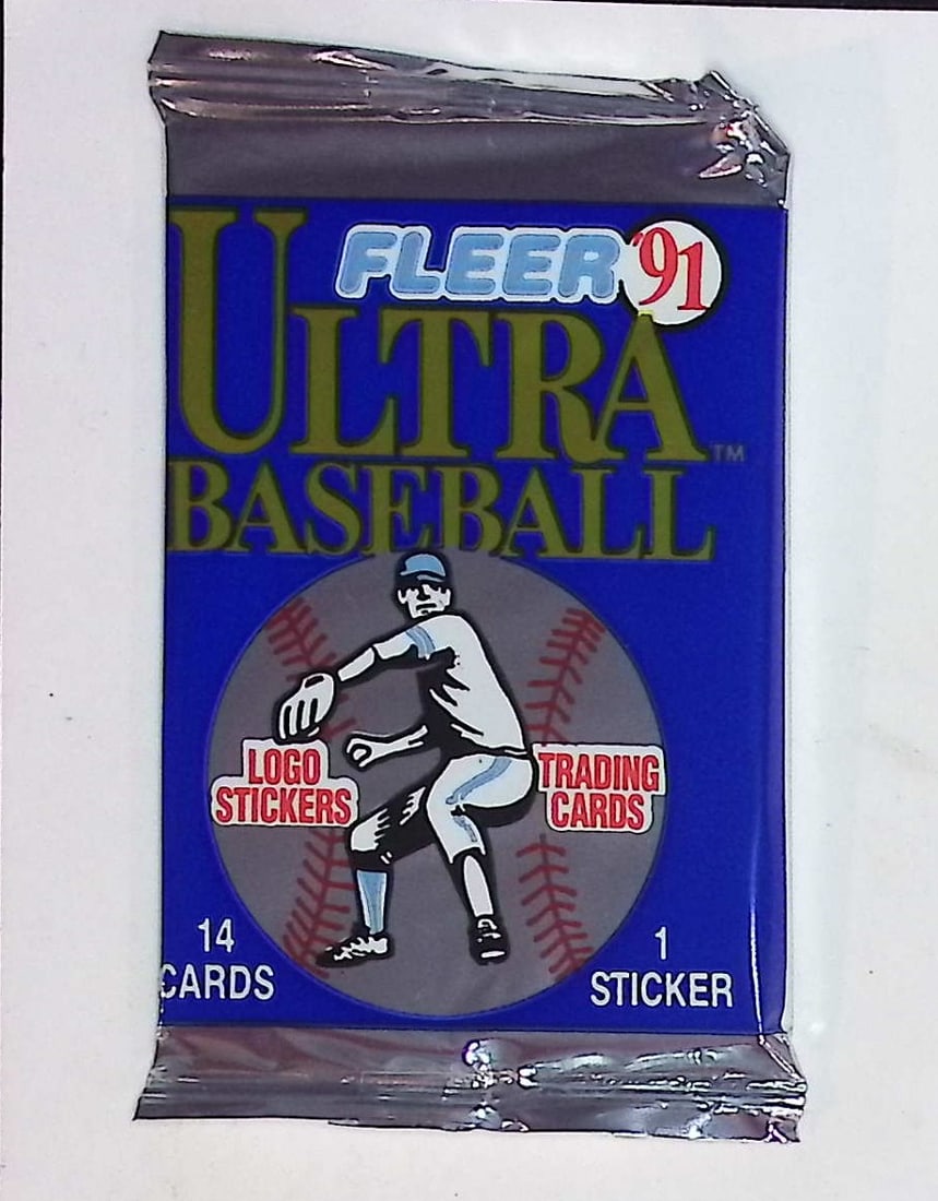1991 Fleer Ultra Series 1 Baseball Cards Retail Box Pack Sports Cards MLB Trading Cards Rookie Cards (1 of 1)