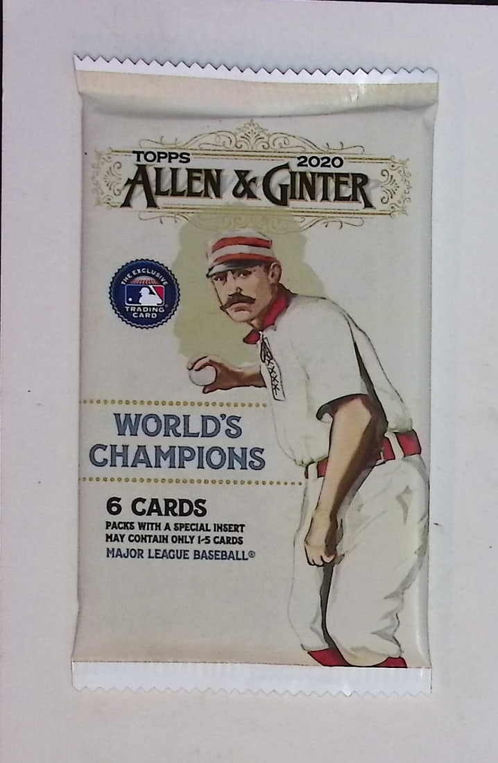 2020 Topps Allen & Ginter BLASTER BOX PACK MLB Trading Cards (1 of 1)