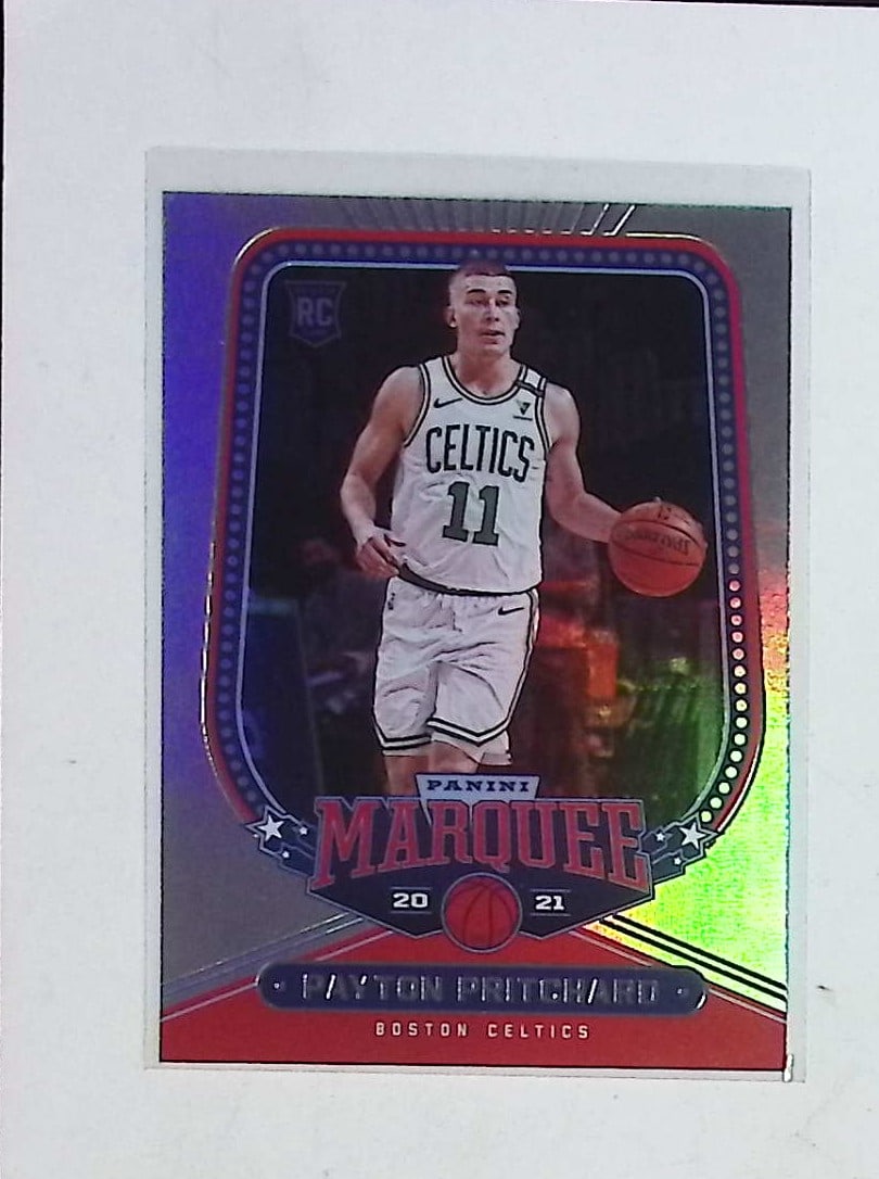Payton Pritchard Rookie Card 2020 Panini Chronicles Marquee #246: Panini Select, Prizm, Mosaic, Contenders, Revolution, Phoenix, NBA Hoops, Rookie NFL Sports Trading Cards, Silver, SP, SSP, Wave Prizms, Numbered Cards, Basketball sports Cards for Sale Near Me, NBA C