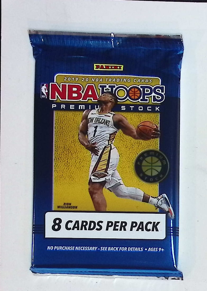 2019-20 Panini NBA Hoops Premium Stock Basketball BLASTER BOX PACK, Rookies: Zion Williamson, Ja (1 of 1)
