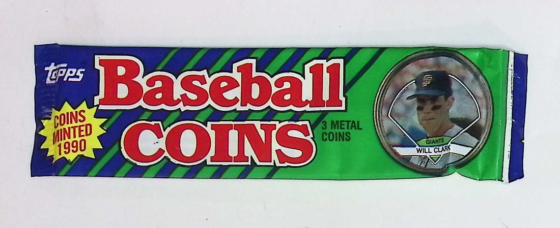 1990 Topps Vintage Baseball Coins Retail Box Wax Pack MLB Trading Coins: Topps Vintage Baseball MLB Trading & Sports Cards, Randy Johnson, Bo Jackson, Cal Ripken, Nolan Ryan, Craig Biggio, Old Sports Cards For Sale Near Me, World Series & Hall of Fame Players, Valuable Auc