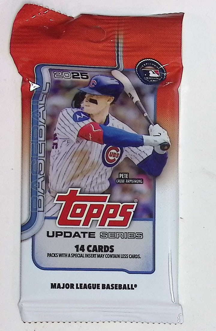 2025 Topps Update Series Baseball Cards RETAIL BOX PACK Sports Cards Rookie Cards James Wood (1 of 1)