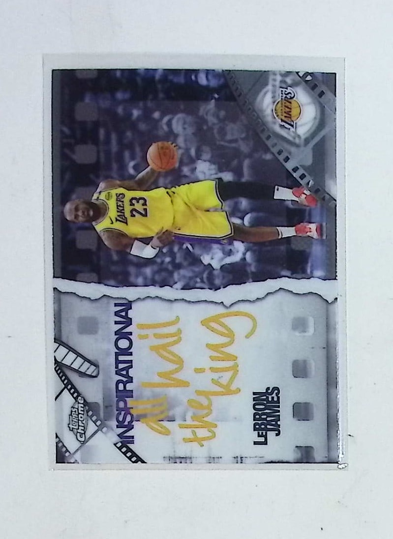 LeBron James Inspiration Insert All Hail the King 2025 Topps Chrome #IP-1 (1 of 2)