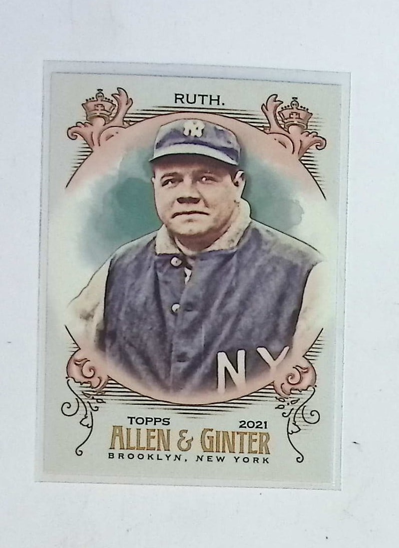 Babe Ruth 2021 Topps Allen & Ginter #120 "The World's Champions" Yankees (1 of 2)