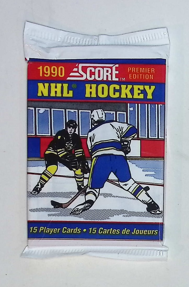 1990 Score Premier Edition Hockey Cards Retail Box Pack Sports Cards Wayne Gretzky (1 of 1)