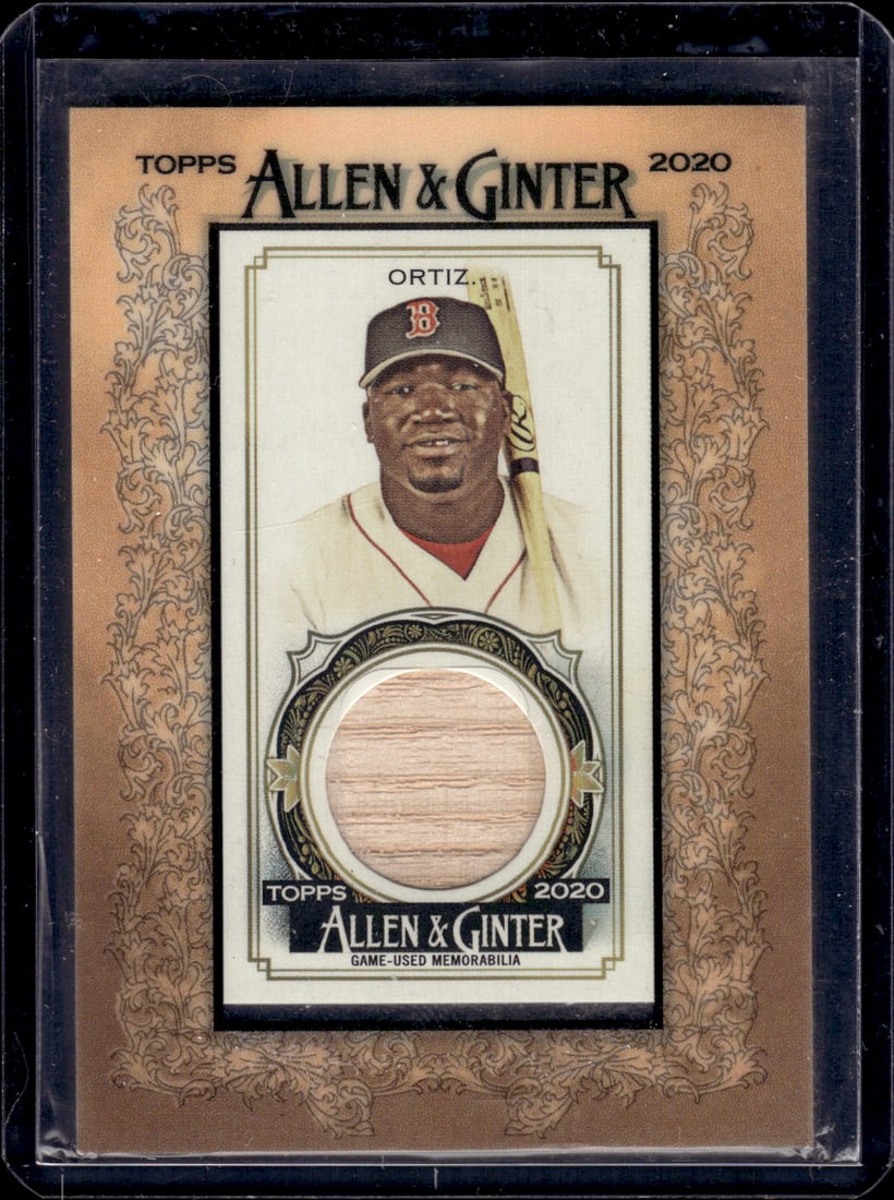 David Ortiz Game Used Patch 2020 Allen & Ginter #MFR-DO Boston Red Sox (1 of 2)