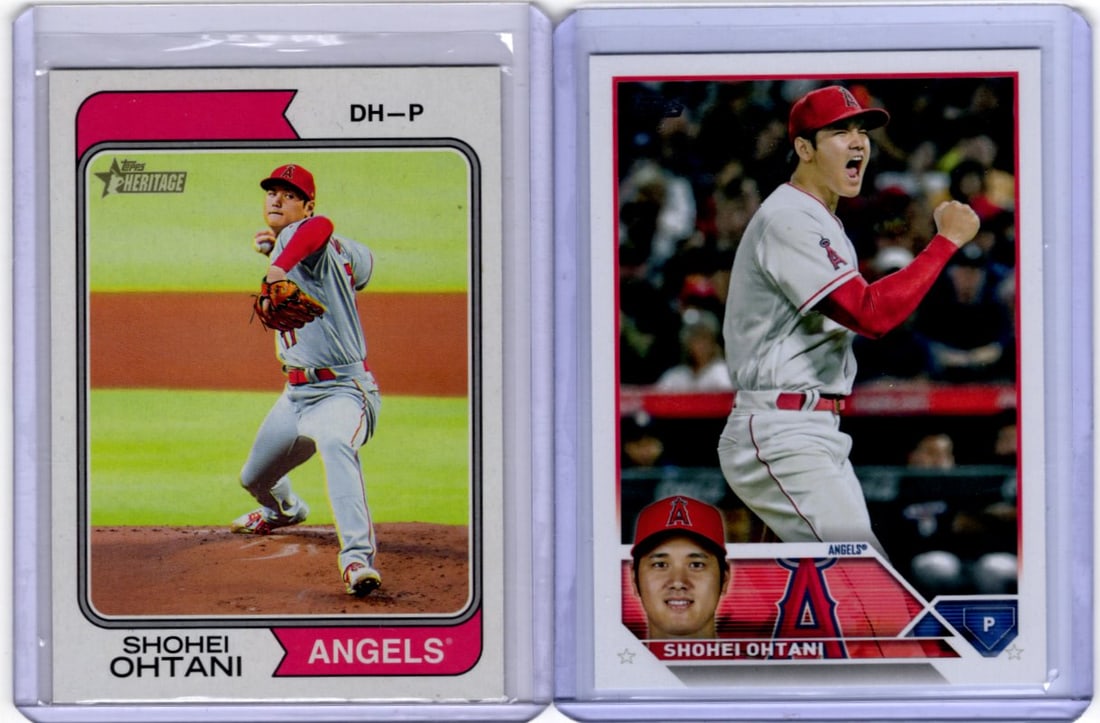 Lot of 2 Shohei Ohtani Topps Baseball Cards. See Pictures (1 of 2)