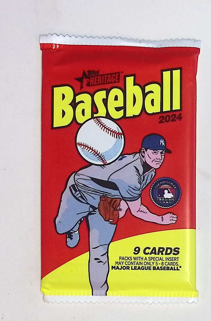 2024 Topps Heritage Baseball MEGA BOX PACK - Elly De La Cruz Rookie Card, MLB Trading Cards (1 of 1)