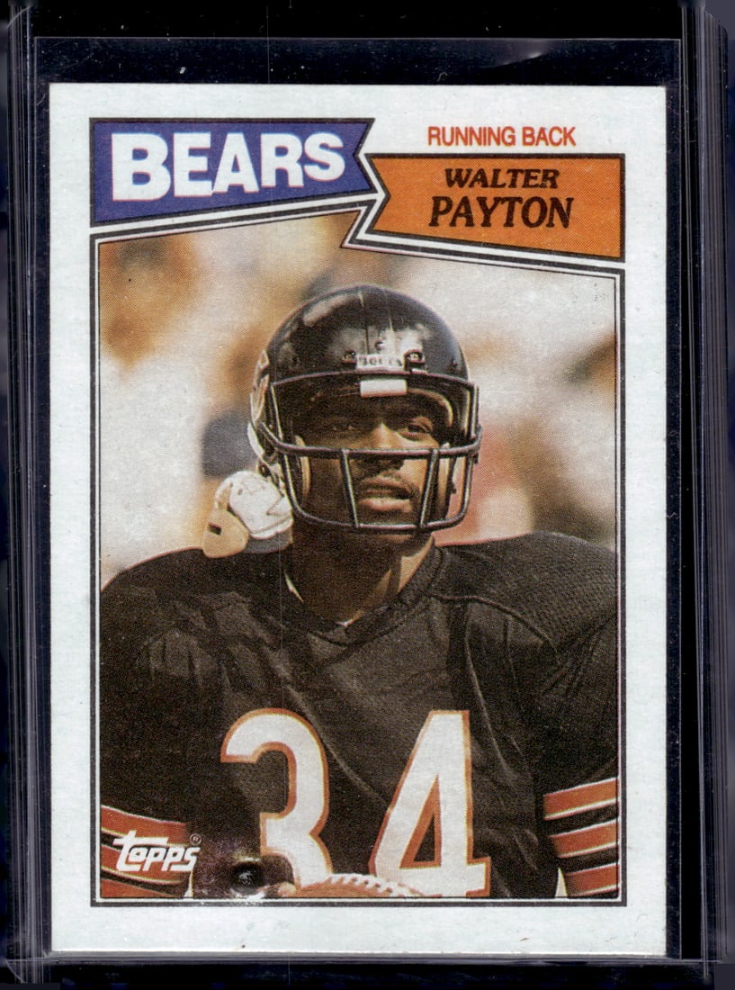 Walter Payton 1987 Topps #46 Chicago Bears (1 of 2)