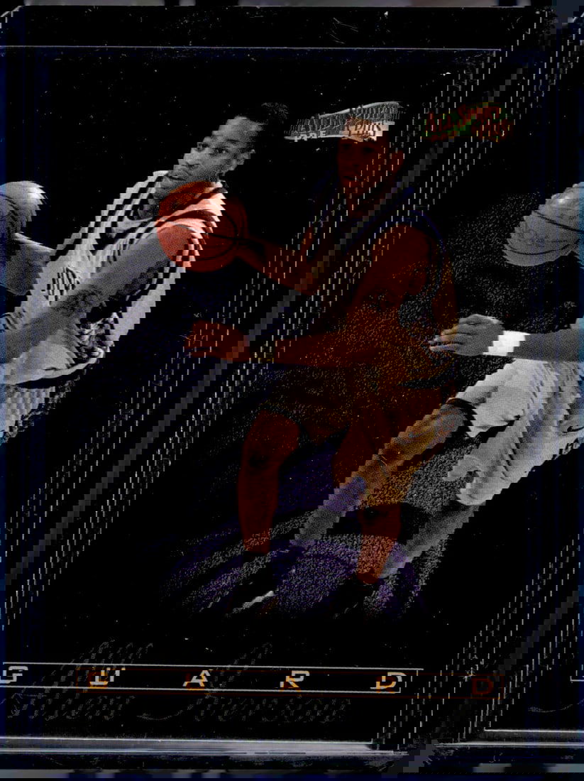 Allen Iverson Rookie Card 1996 Score Board All Sport PFF #179 Georgetown, 76ers (1 of 2)