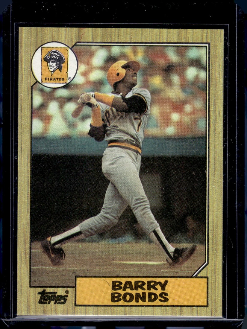 Barry Bonds Rookie Card 1987 Topps #320 Pittsburgh Pirates (1 of 2)