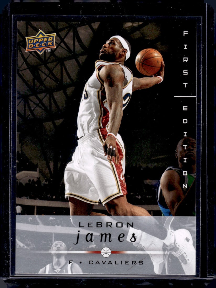 LeBron James First Edition 2008-09 Upper Deck #33 Cavaliers, Lakers, Heat (1 of 2)