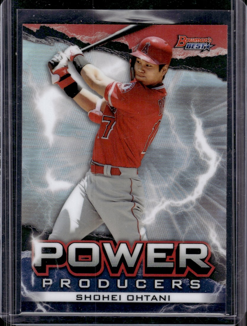 Shohei Ohtani Power Producers 2020 Bowman's Best #PP-SO Angels, Dodgers: Bowman Baseball MLB Trading & Sports Cards, Sports Cards for Sale Near Me, World Series & Hall of Fame Players, SP, SSP, Chrome, 1st Bowman, Auction Memorabilia Lots Sold On Line