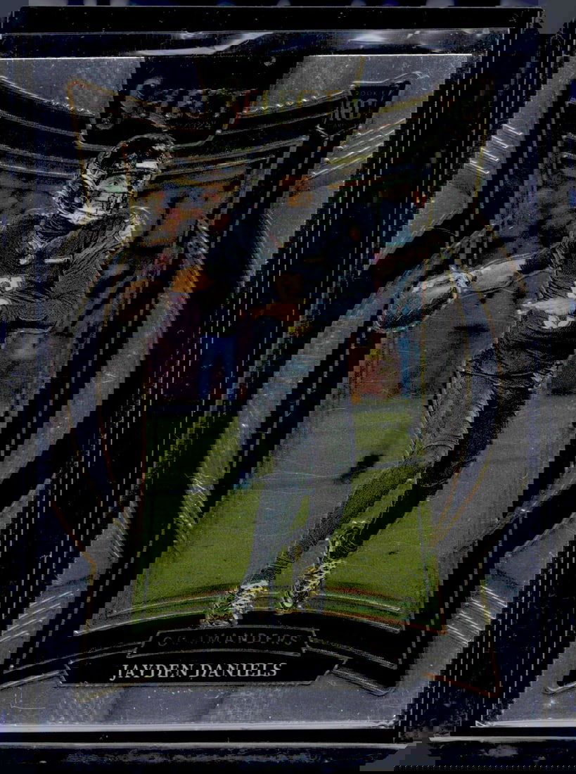 Jayden Daniels Rookie Card 2024 Select #26 Washington Commanders: Panini Select, Prizm, Mosaic, Contenders, Zenith, Phoenix, Illusions, Absolute, Rookie NFL Sports Trading Cards, SP, SSP, Cards, Football Cards for Sale Near Me, Superbowl & Hall of Fame Player Cards,