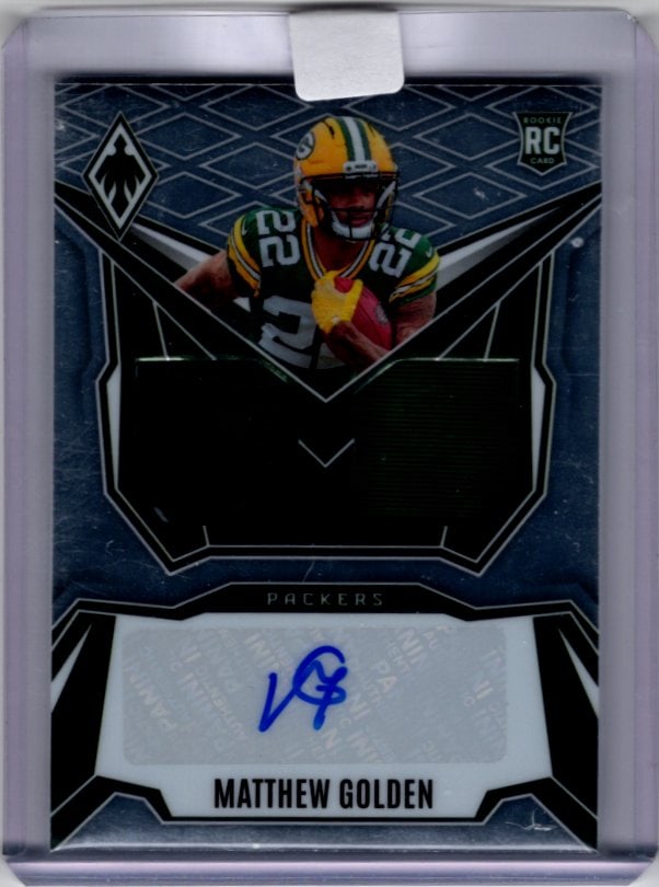 Matthew Golden Rookie Patch Auto /249 2025 Phoenix #DRP-MGN Green Bay Packers (1 of 2)
