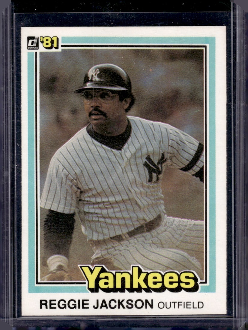Reggie Jackson 1981 Donruss #468 New York Yankees (1 of 2)
