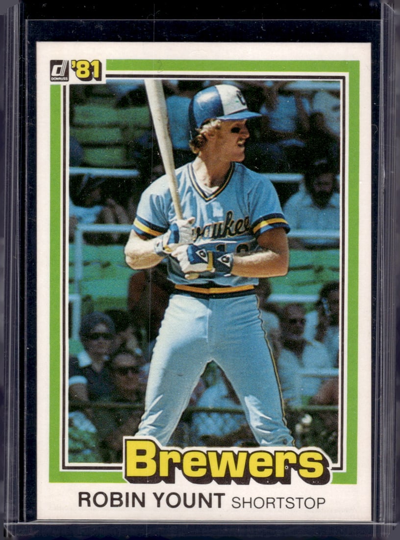 Robin Yount 1981 Donruss #323 Milwaukee Brewers (1 of 2)