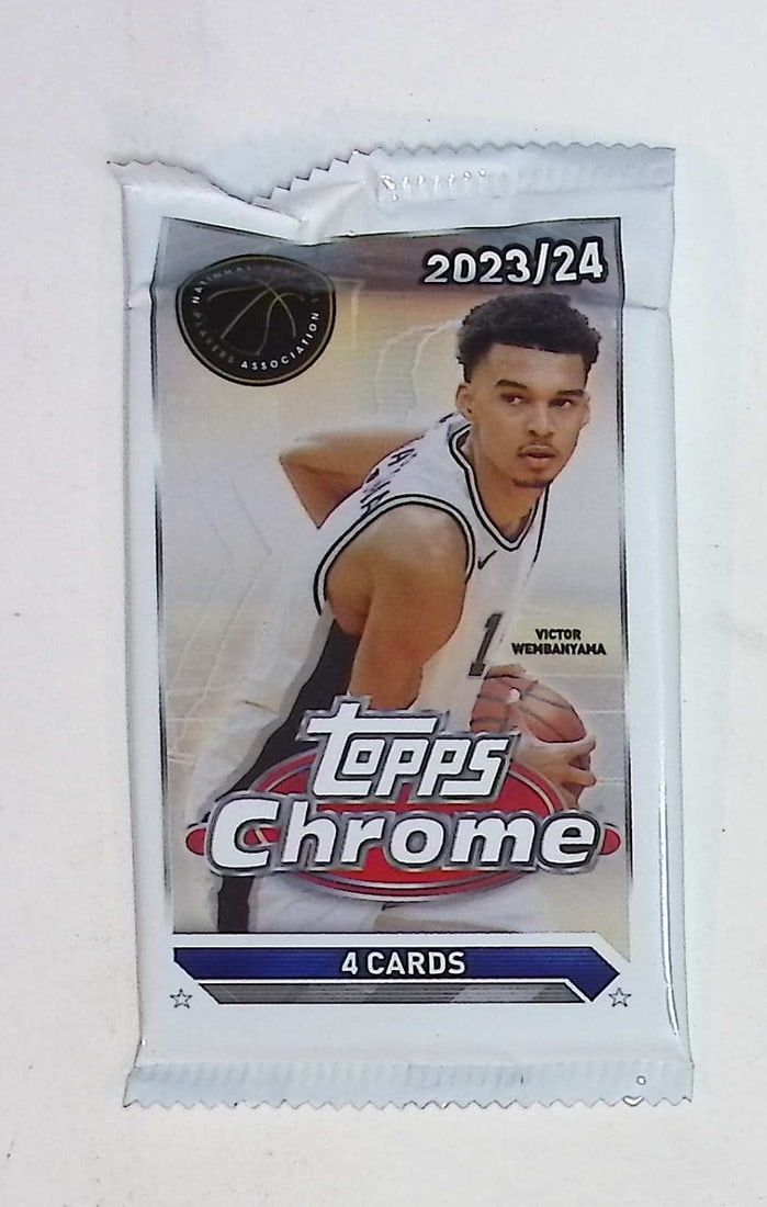 2023-24 Topps Chrome Basketball Cards BLASTER BOX PACK Victor Wembanyama Rookie Card: Topps Chrome Basketball NBA Trading & Sports Cards, Rookie Cards in this set are Victor Wembanyama Rookie, Brandon Miller, Amen Thompson, Scoot Henderson, Ausar Thompson, Autographs, Signatures, Green