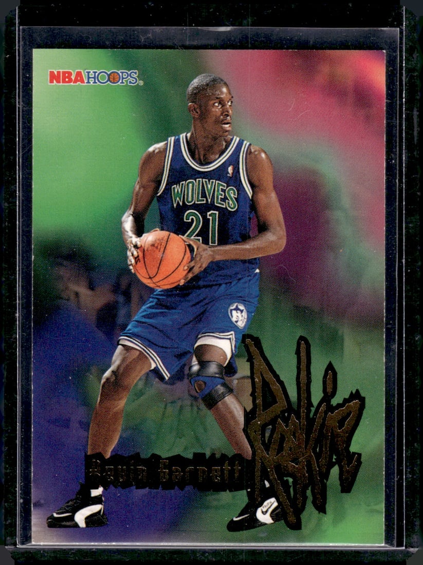 Kevin Garnett Rookie Card 1996-97 NBA Hoops #272 Minnesota Timberwolves (1 of 2)