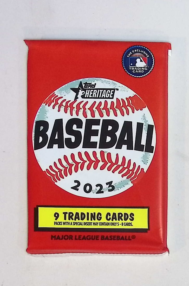 2023 Topps Heritage Baseball Card BLASTER BOX PACK, Sports Cards, Rookie Cards, MLB Trading Cards (1 of 1)