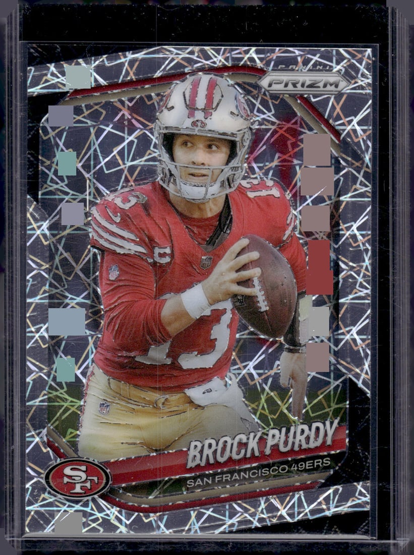 Brock Purdy Lazer Prizm 2025 Panini Prizm #255 San Francisco 49ers (1 of 2)
