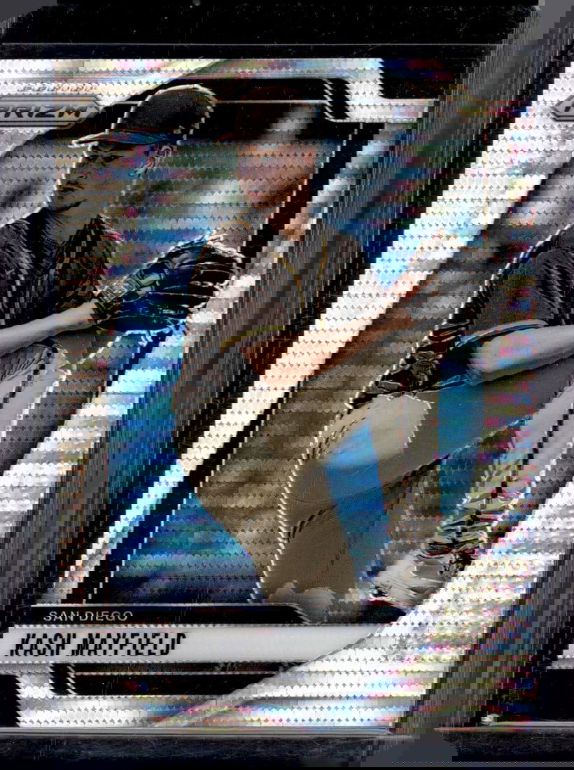 Kash Mayfield Pulsar Prizm /499 2025 Panini Prizm #275 San Diego Padres (1 of 2)