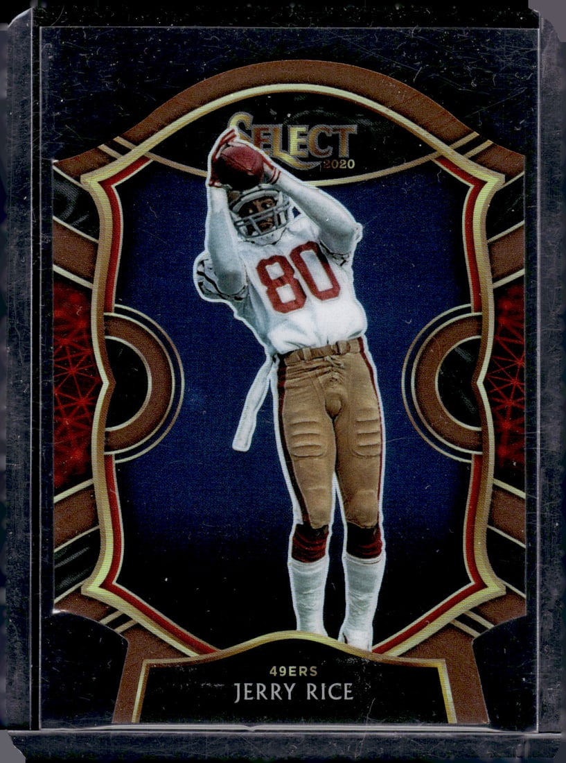 Jerry Rice Copper Prizm Die Cut /355 2020 Select #20 San Francisco 49ers (1 of 2)