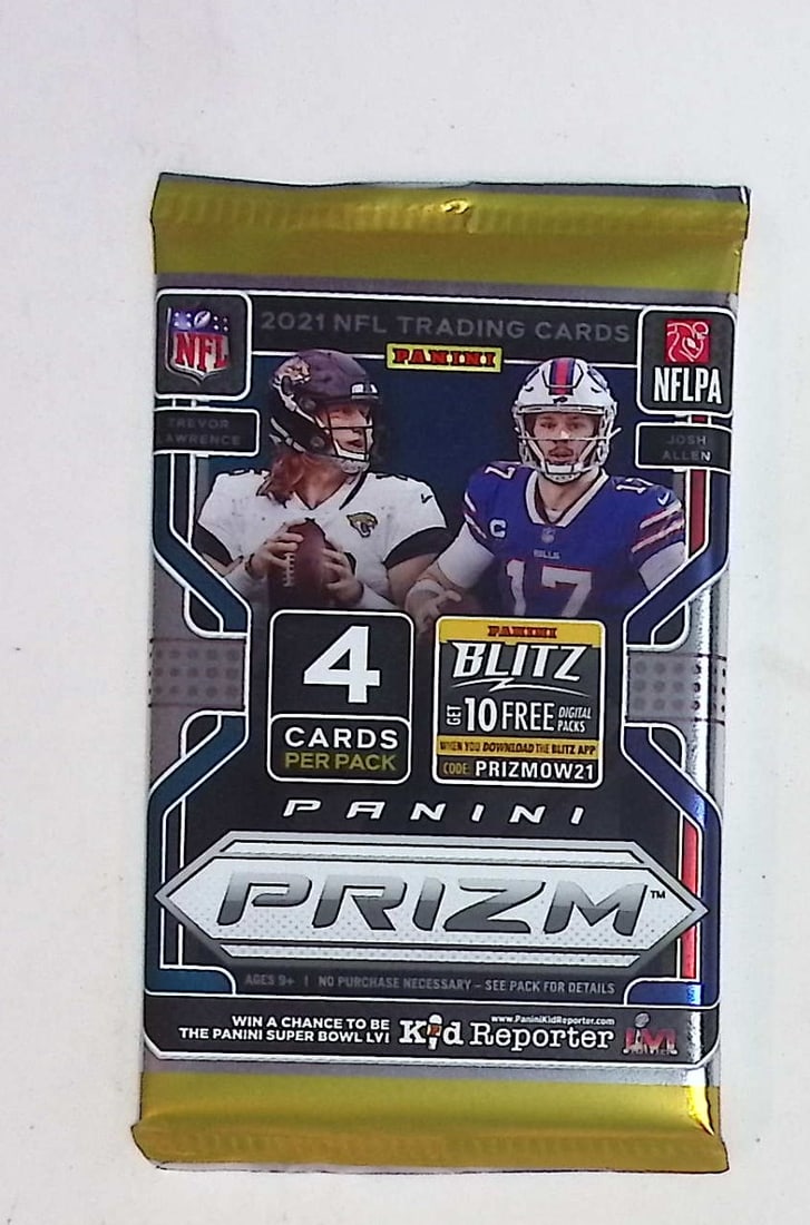 2021 Panini Prizm Football Card BLASTER BOX PACK Sports Card Rookie NFL Trading Cards (1 of 1)