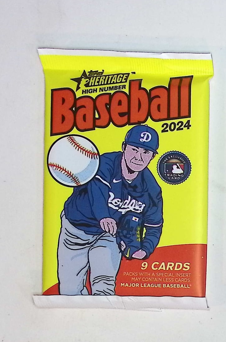 2024 Topps Heritage HIGH NUMBER Baseball Blaster Box Pack - Elly De La Cruz & Paul Skenes Rookie (1 of 1)