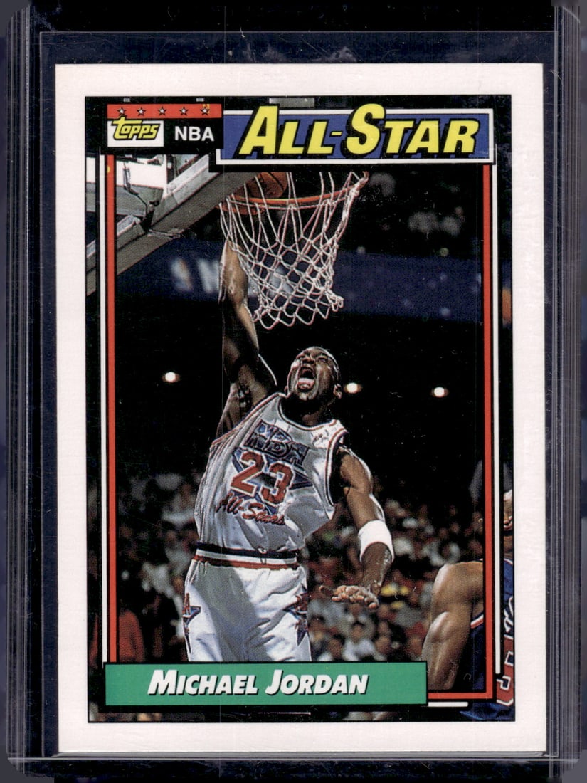 Michael Jordan All-Star 1992-93 Topps #115 Chicago Bulls (1 of 2)