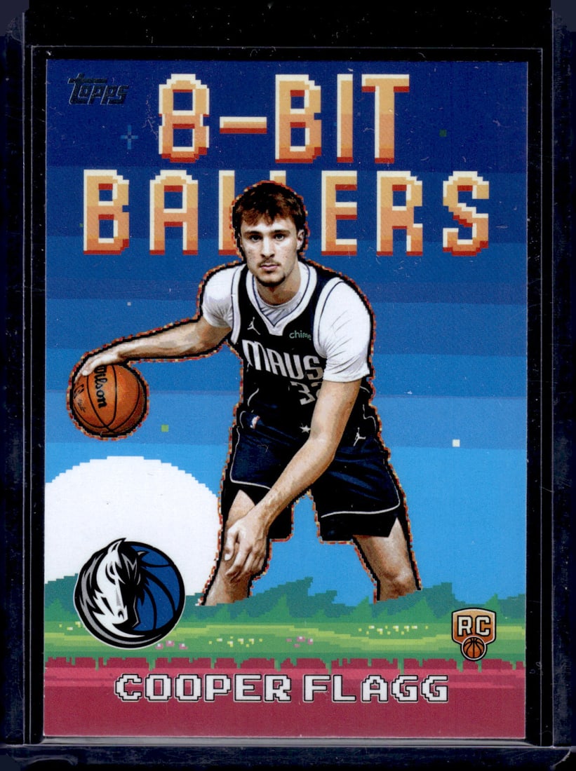 Cooper Flagg Rookie Card 8-Bit Ballers 2025-26 Topps #8B-31 Dallas Mavericks: Topps Basketball NBA Trading & Sports Cards, Sports Cards for Sale Near Me, Chrome, Refractor, SP, SSP, Valuable Auction Memorabilia Lots Sold On Line, NBA Championship & Hall of Fame Player Cards