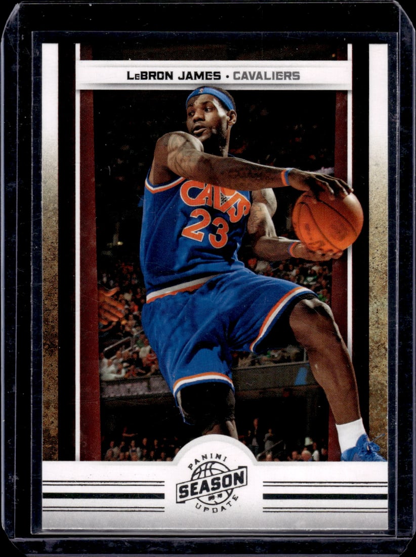 LeBron James 2010-11 Panini Season Update #82 Cavaliers, Lakers, Heat (1 of 2)