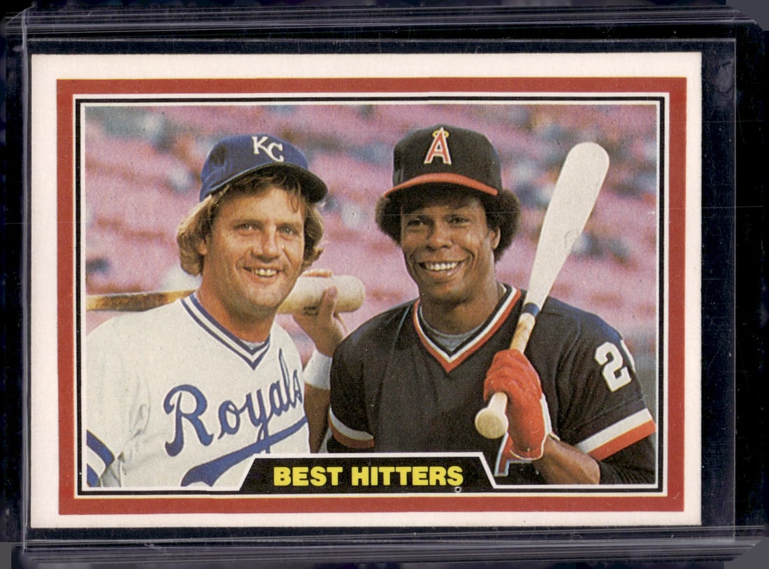 Best Hitters George Brett/Rod Carew 1981 Donruss #537 (1 of 2)