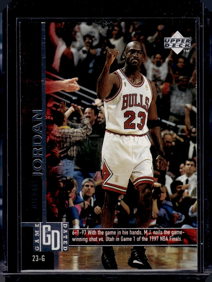 Michael Jordan Game Dated 1997-98 Upper Deck #18 Chicago Bulls (1 of 2)