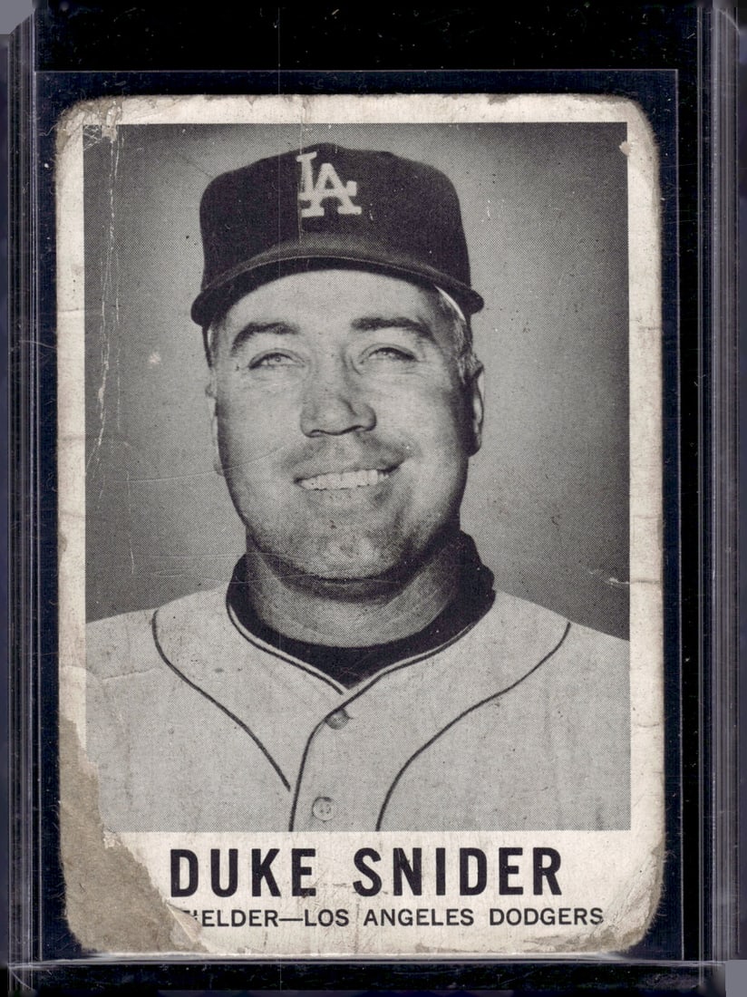 Duke Snider 1960 Leaf Sports Novelties #37 Poor Condition, See Pictures, RARE! (1 of 2)