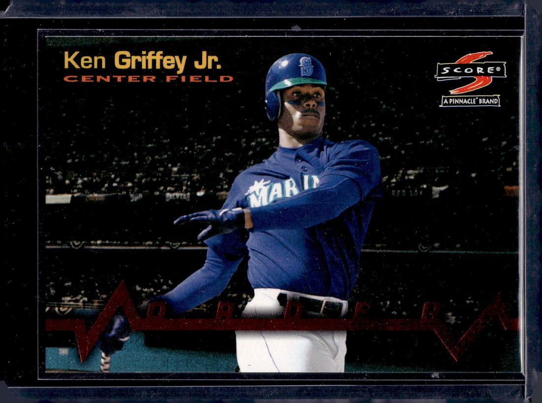 Ken Griffey Jr. Heart of the Order 1997 Pinnacle #9 Seattle Mariners (1 of 2)