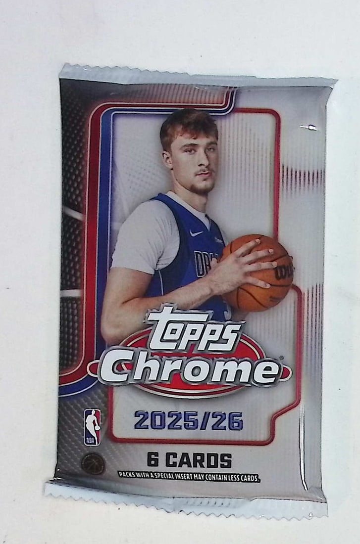 2025 Topps Chrome Basketball Cards MEGA BOX PACK - Cooper Flagg Rookie Card: Topps Chrome Basketball NBA Trading & Sports Cards, Victor Wembanyama, Brandon Miller, Amen Thompson, Scoot Henderson, Ausar Thompson, Autographs, Signatures, Green Topps Logo Refractor, Auction Lots