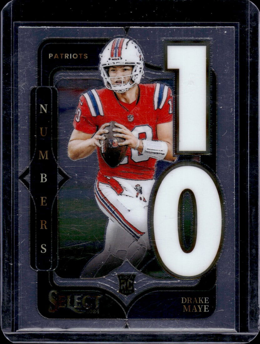 Drake Maye Rookie Card Numbers 2024 Select #20 New England Patriots: Panini Select, Prizm, Mosaic, Contenders, Zenith, Phoenix, Illusions, Absolute, Rookie NFL Sports Trading Cards, SP, SSP, Cards, Football Cards for Sale Near Me, Superbowl & Hall of Fame Player Cards,