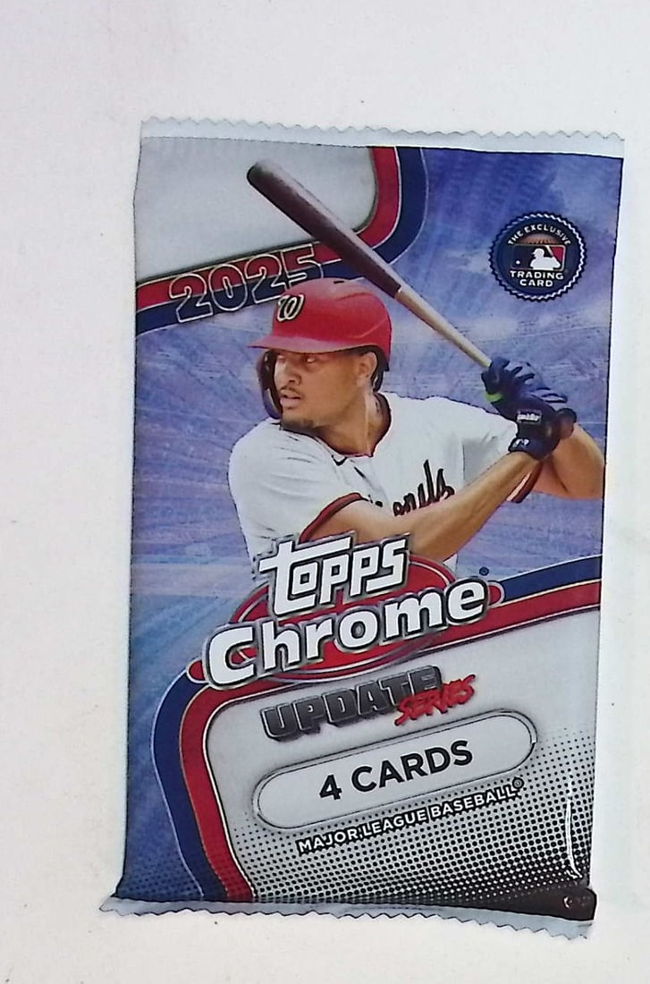 2025 Topps Chrome Update Series BLASTER BOX PACK James Wood, Jacob Wilson, Dylan Crews Rookie Cards: Factory Sealed Topps Baseball MLB Trading & Sports Cards, Rookie Cards in this set are James Wood, Dylan Crews, Speckled, SP, SSP, Variations, Autographs, Chrome, Refractors, 1976 Topps, Sports Cards