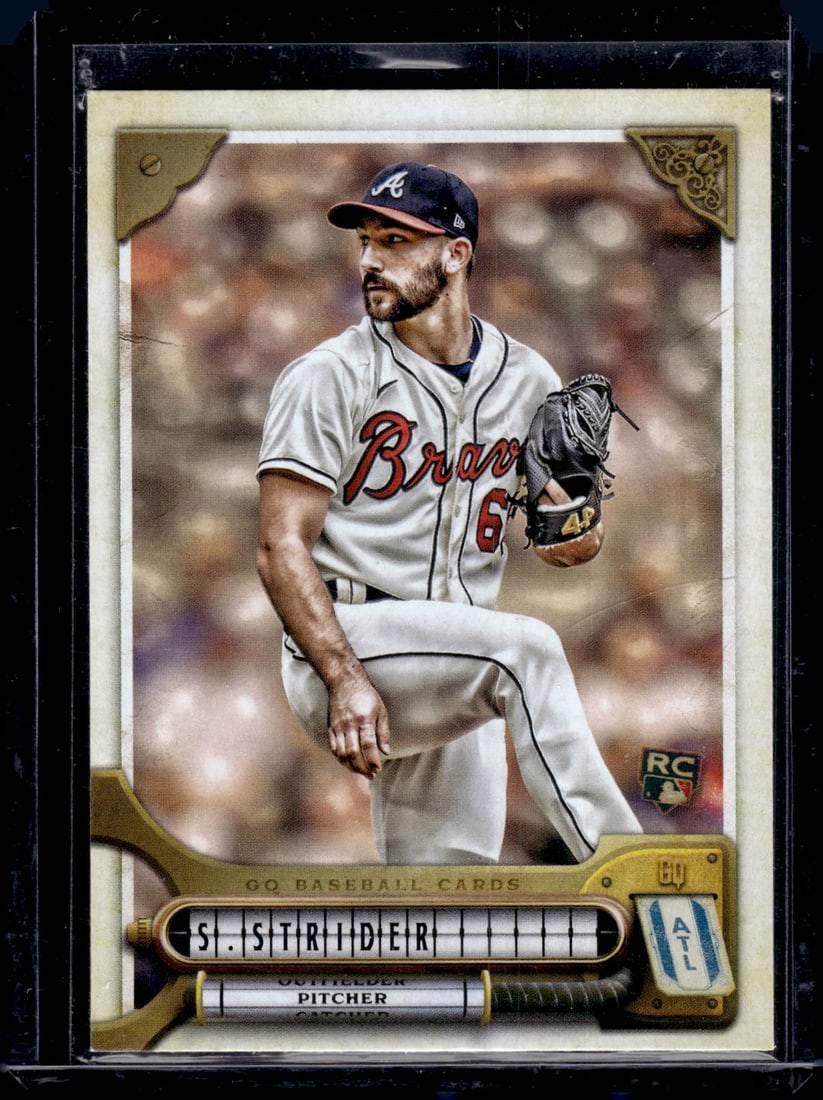 Spencer Strider Rookie Card 2022 Topps Gypsy Queen #44 Atlanta Braves: Topps Baseball MLB Trading & Sports Cards, Sports Cards for Sale Near Me, World Series & Hall of Fame Players Memorabilia, Refractors, X-Fractors, Numbered, SP, SSP, Valuable Auction Memorabilia Lots