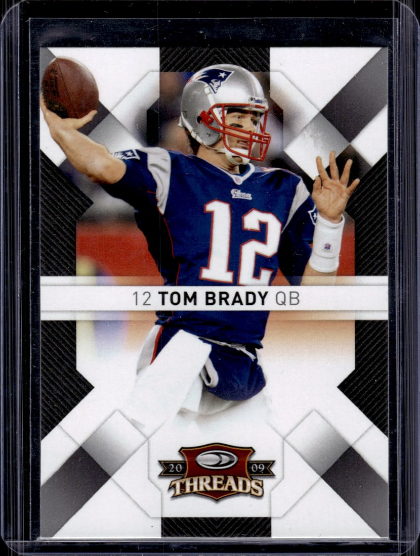 Tom Brady 2009 Donruss Threads #59 New England Patriots (1 of 2)
