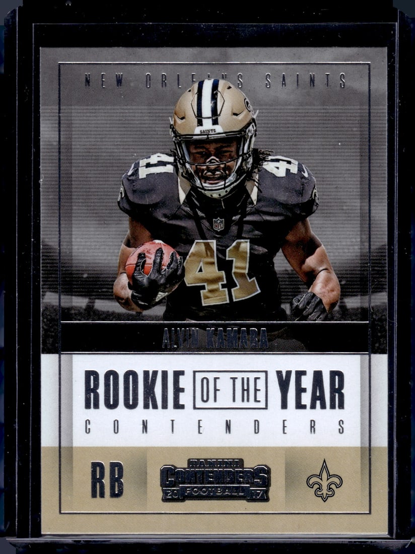 Alvin Kamara Rookie Card 2017 Panini Contenders #RY-10 New Orleans Saints (1 of 2)