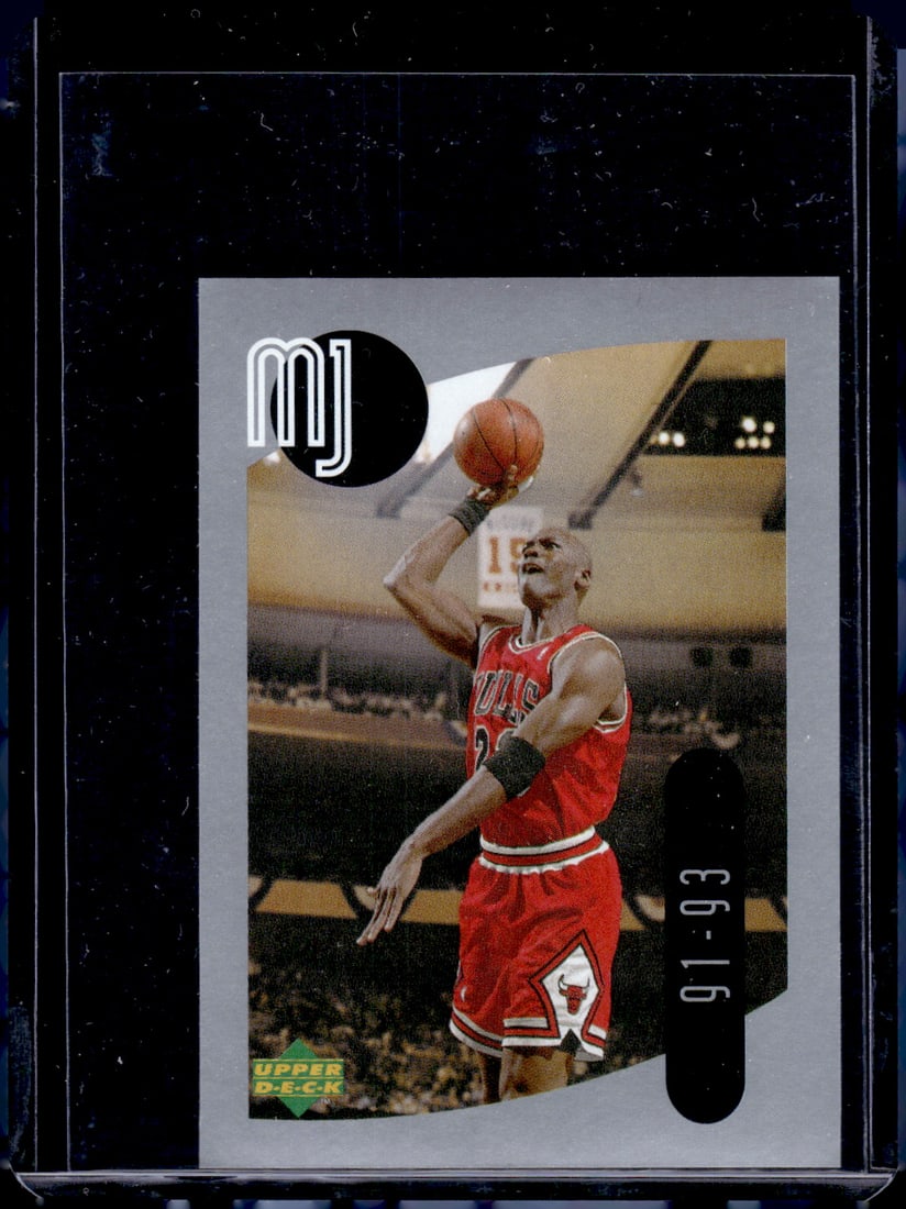 Michael Jordan Sticker 1998-99 Upper Deck #40 Chicago Bulls (1 of 2)