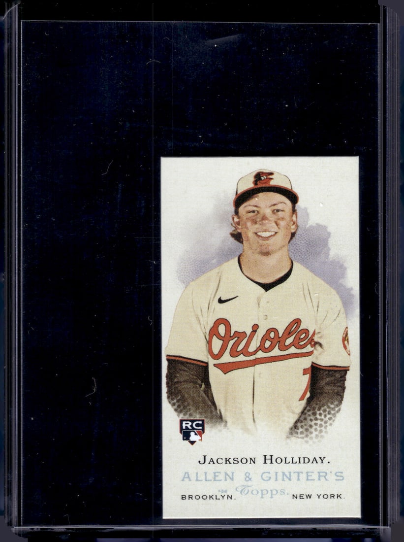 Jackson Holliday Rookie Card Mini 2024 Allen & Ginter #RD-15 Baltimore Orioles (1 of 2)