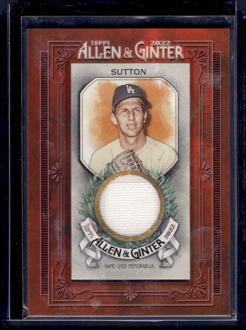 Don Sutton Game Used Patch 2022 Allen & Ginter #MFR-DS Los Angeles Dodgers (1 of 2)
