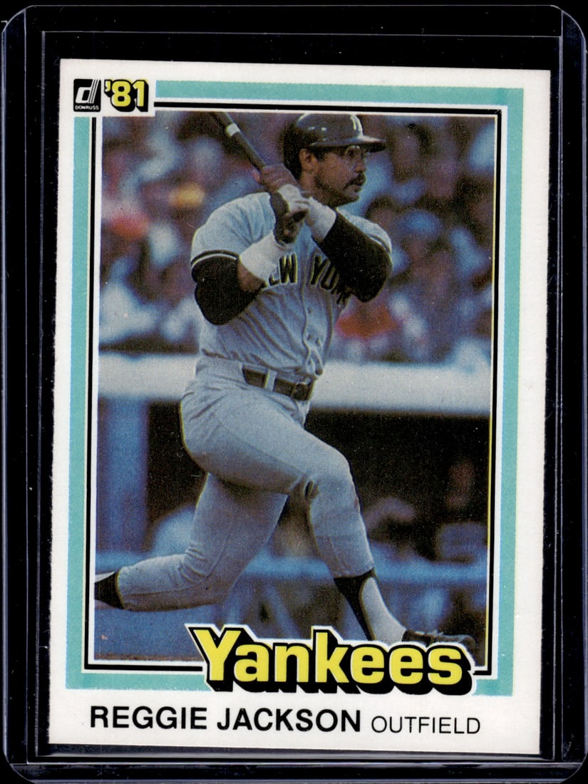 Reggie Jackson 1981 Donruss #348 New York Yankees (1 of 2)