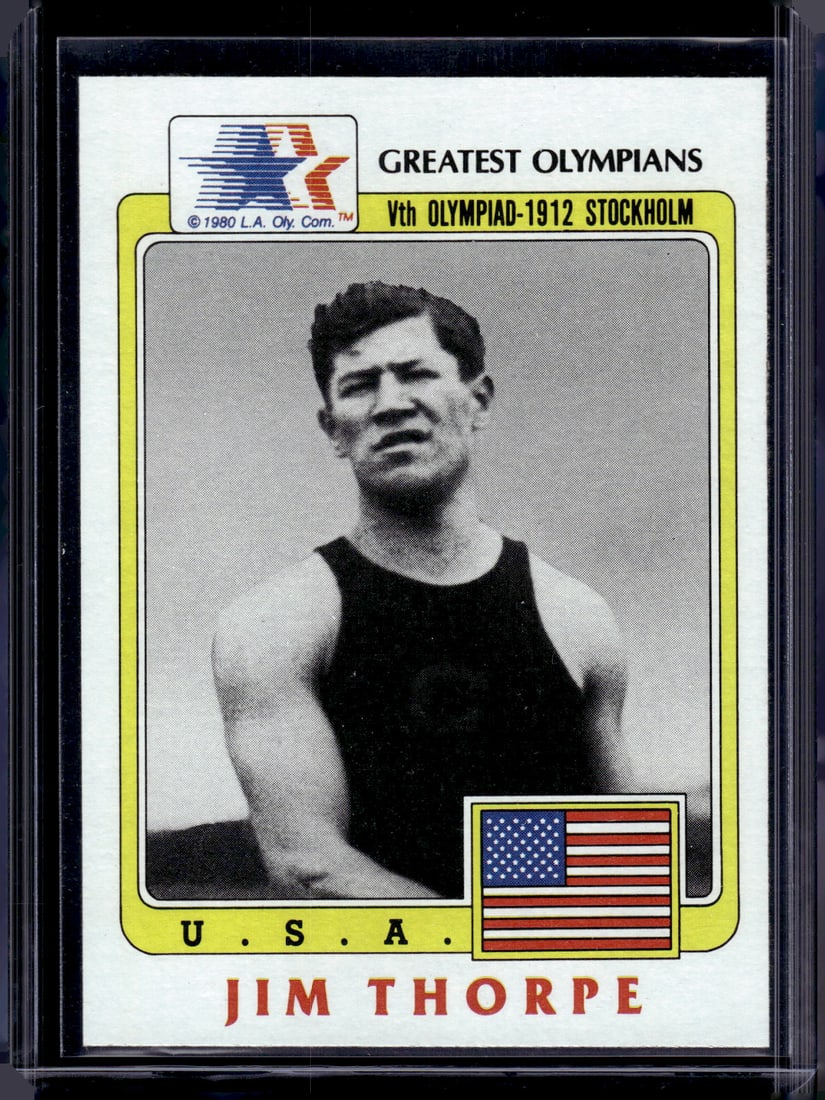 Jim Thorpe 1983 Topps Greatest Olympians #37 (1 of 2)