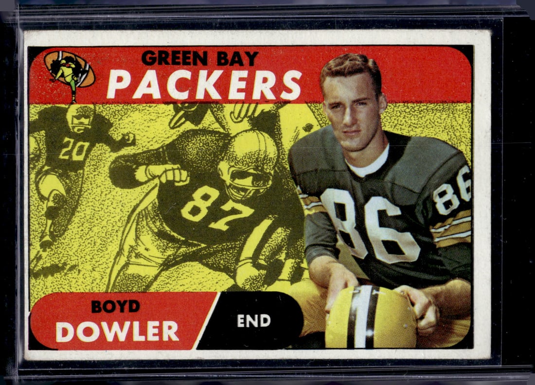 Boyd Dowler 1968 Topps #105 Packers Vintage Football Card (1 of 2)