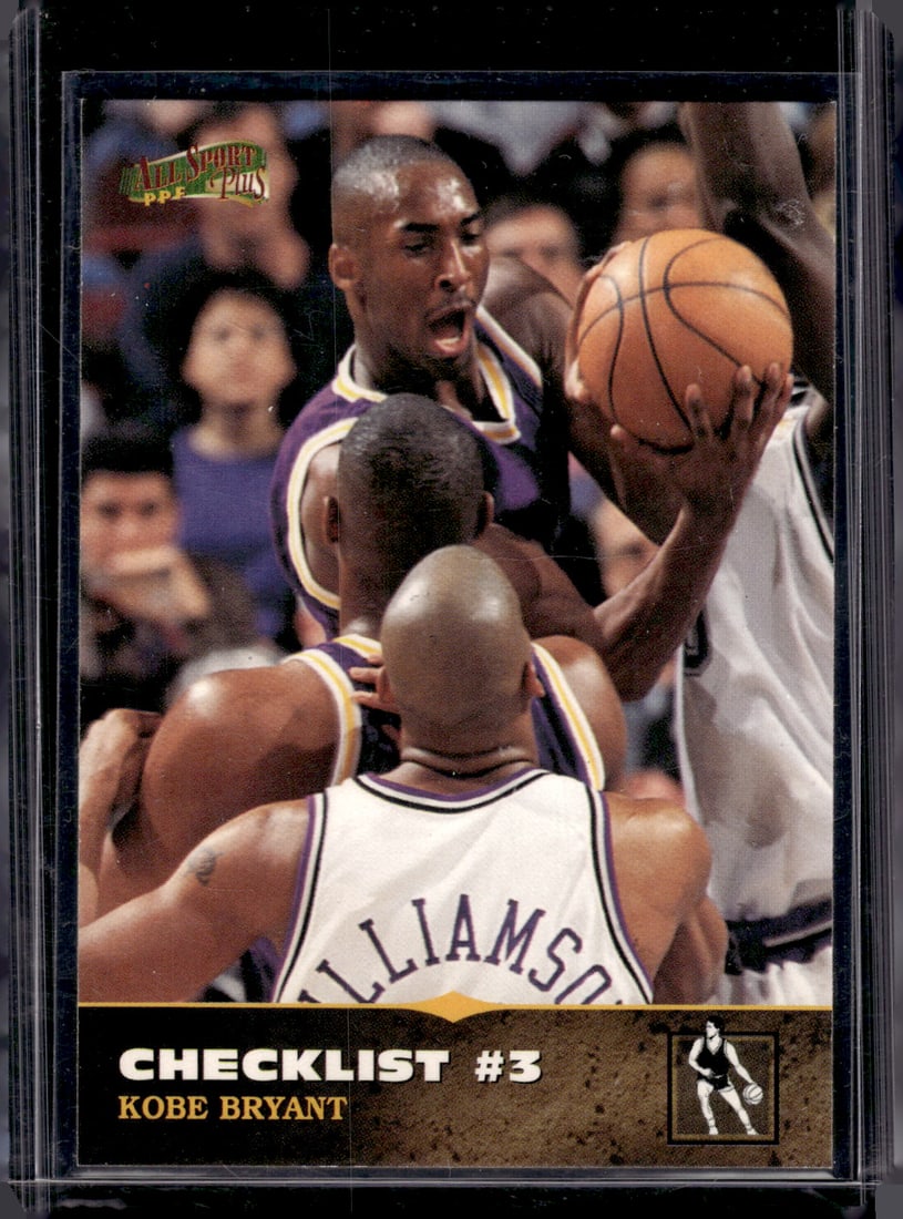 Kobe Bryant Rookie Card Checklist 1996 Score Board #150 Los Angeles Lakers (1 of 2)